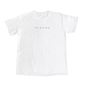 White maroonnyc™ Logo T